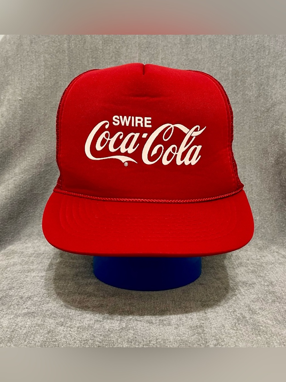 Coca-Cola Red and White Trucker Hat Vintage SnapBack Cap